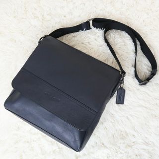 コーチ(COACH)のコーチ ショルダーバッグ F68015 クロスボディ 本革 ネイビー A4可(ショルダーバッグ)