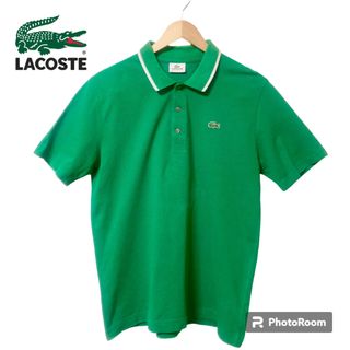 ラコステ(LACOSTE)のLACOSTE スポーツ半袖ポロシャツ/鹿子コットン/刺繍ロゴ◎人気カラー4(ポロシャツ)