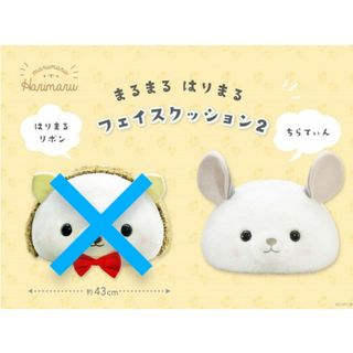 ちらてぃん　まるまるはりまる　フェイスクッション　カプコン限定(キャラクターグッズ)