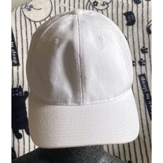 FLEXFIT - 洗濯済白キャップ[FLEXFIT フレックスフィット]キャップ　CAP　M-XL