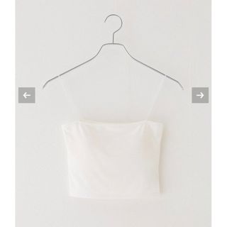 プラージュ(Plage)の新品未使用　plage プラージュ　short top ショートトップ　ホワイト(キャミソール)