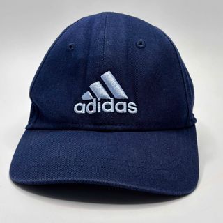 アディダス(adidas)のadidas  アディダス ネイビー　紺色　キャップ　帽子 キッズ　子供(帽子)