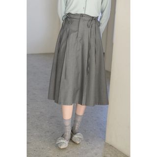 idem / 2way ribbon belt skirt(ロングスカート)