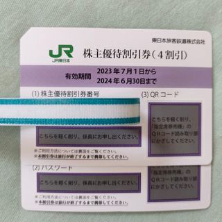 JR東日本 株主優待　2枚(鉄道乗車券)