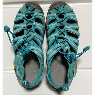 キーン(KEEN)のnaomi様専用KEEN☆ターコイズブルー　アウトドアサンダル(サンダル)