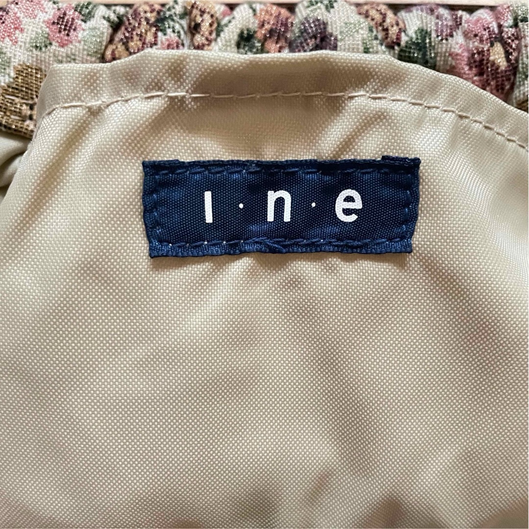 i.n.e(インエ)のi.n.e インエ ハンドバッグ 手提げバッグ 花柄 刺繍 中古 匿名配送 レディースのバッグ(ハンドバッグ)の商品写真