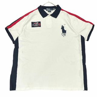 ポロラルフローレン(POLO RALPH LAUREN)のポロラルフローレン 半袖ポロシャツ USOPEN ビッグポニー g21①(ポロシャツ)