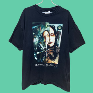 ヴィンテージ(VINTAGE)のMARILYN MANSON 90s マリリンマンソン ビンテージ Tシャツ(Tシャツ/カットソー(半袖/袖なし))