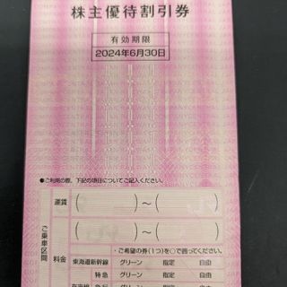 JR - JR東海株主優待券