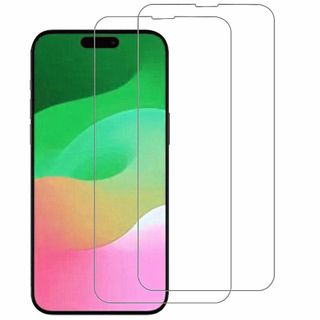 【新着商品】【2枚セット】iPhone15 / iPhone15 Pro ガラス(その他)