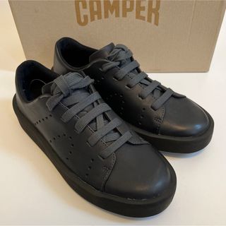 カンペール(CAMPER)の新品 Camper カンペール Courb レザースニーカー グレー(スニーカー)