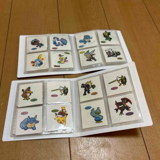 ポケモン(ポケモン)のポケモンシールファイル2冊　シール100枚(シングルカード)