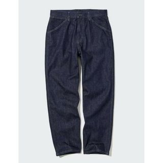 ユニクロ(UNIQLO)の新品未使用★UNIQLO ワイドフィットジーンズ 　68ブルー　33インチ(デニム/ジーンズ)