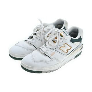 ニューバランス(New Balance)のNew Balance ニューバランス スニーカー 26.5cm 白x深緑 【古着】【中古】(スニーカー)