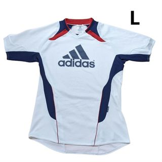 アディダス(adidas)の美品　アディダス　半袖　Ｌサイズ　メンズ　スポーツ　吸汗　速乾　adidas(Tシャツ/カットソー(半袖/袖なし))