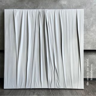 現代アート　50×50㎝　大きめ　モダン　アートパネル　絵画　ドレープアート(絵画/タペストリー)