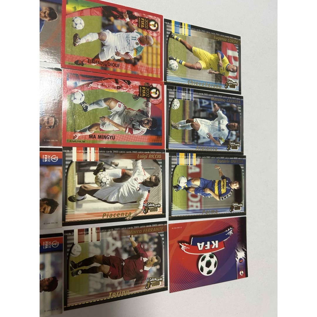 【まとめ売り】パニーニ　サッカー　カード　カルチョ2003 FIFA 2002 エンタメ/ホビーのトレーディングカード(シングルカード)の商品写真