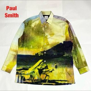 【希少】Paul Smith　ポールスミス　フォトグラフィックプリントシャツ