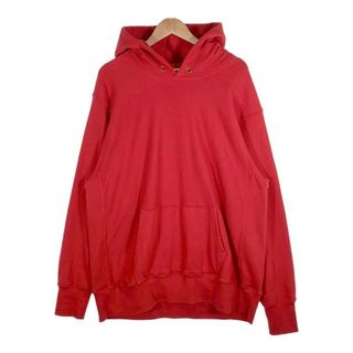 LES TIEN レスティエン プルオーバースウェットパーカー レッド Size XL(パーカー)