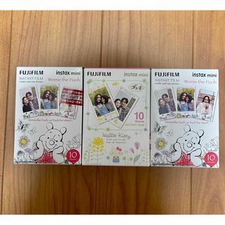 FUJIFILM instaxminiチェキフィルム10枚入(3箱)(フィルムカメラ)