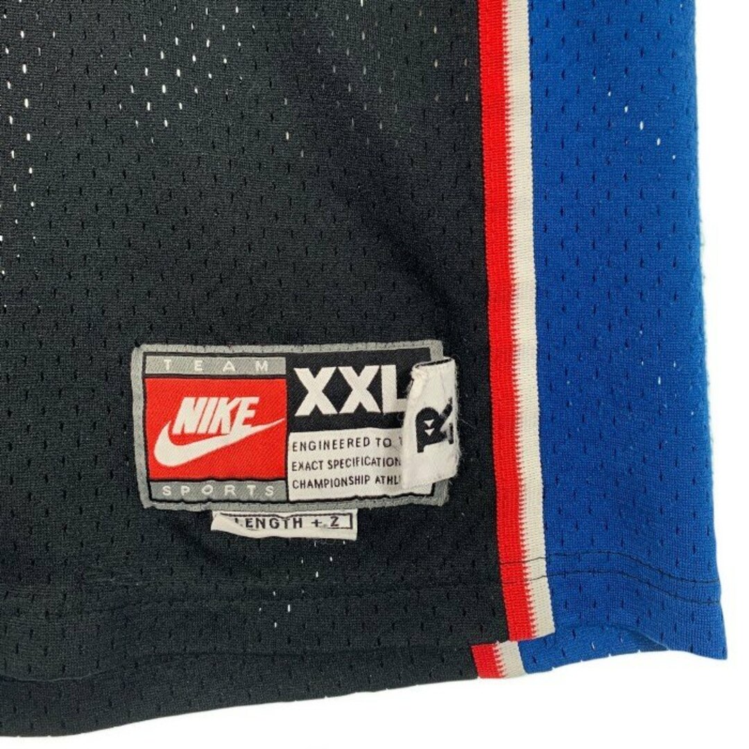 NIKE(ナイキ)の90-00's NIKE TEAM ナイキ SIXERS IVERSON シクサーズ アイバーソン ユニフォーム ゲームシャツ ブラック Size XXL メンズのトップス(Tシャツ/カットソー(半袖/袖なし))の商品写真