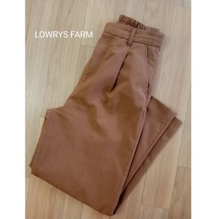 ローリーズファーム(LOWRYS FARM)の美品　LOWRYSFARM リネンライクパンツ　スラックス(その他)