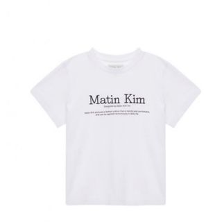 【新品未使用】Matin Kim Tシャツ(Tシャツ(半袖/袖なし))