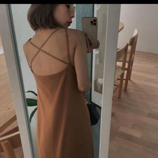 アメリヴィンテージ(Ameri VINTAGE)の【未開封】アメリヴィンテージ　UNEVEN NECK KNIT DRESS(ロングワンピース/マキシワンピース)