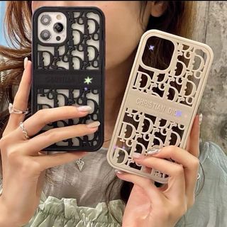 アイフォーン(iPhone)のココわん様 iphone12ケース ベージュ スマホケース かわいい 人気(iPhoneケース)