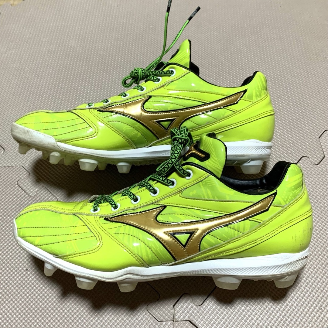 Mizuno Pro(ミズノプロ)の美品　ミズノプロオーダー限定品　ポイントスパイク　サイズ28.5センチ スポーツ/アウトドアの野球(シューズ)の商品写真