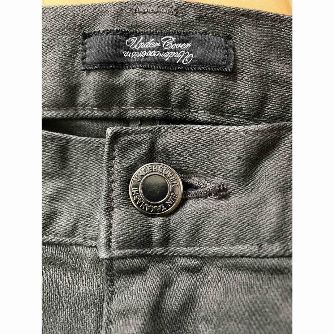 新品☆UNDERCOVER 膝破れパンツ グレー1 新品☆UNDERCOVER 膝破れパンツ グレー1