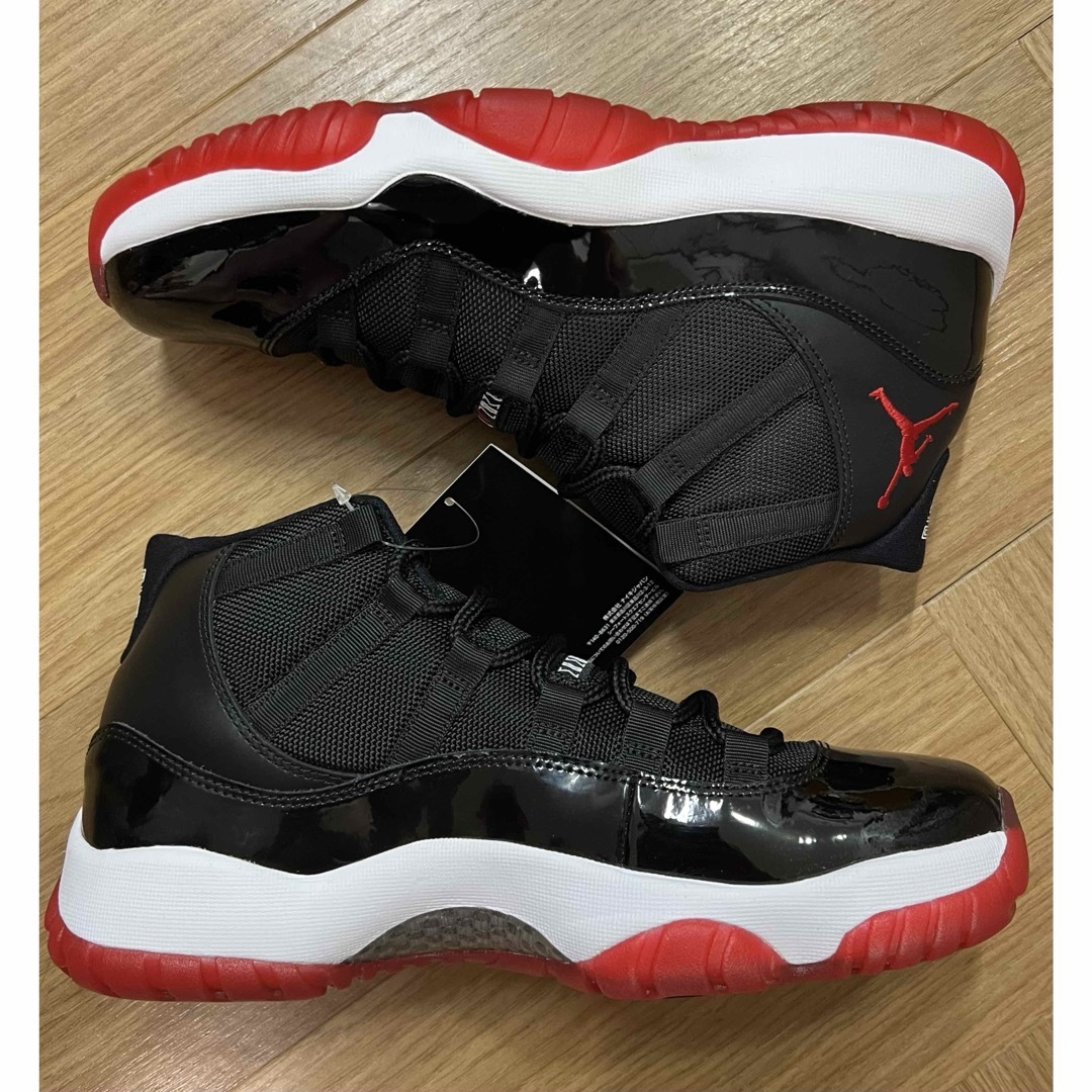 NIKE - Nike Air Jordan 11 Retro Bred エアジョーダン11の通販 NIKE - Nike Air Jordan 11 Retro Bred エアジョーダン11の通販