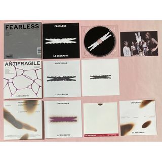 ルセラフィム(LE SSERAFIM)のサクラ FEARLESS ANTIFRAGILE UNFORGIVEN(アイドルグッズ)