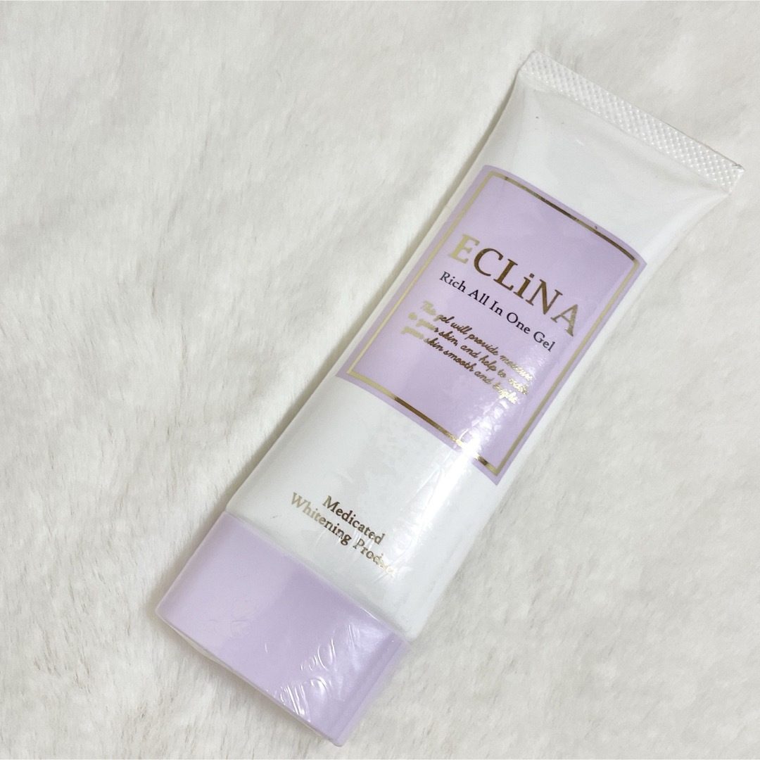 新品未開封☆ECLiNA エクリナ リッチオールインワンジェル　薬用美白　60g コスメ/美容のスキンケア/基礎化粧品(美容液)の商品写真