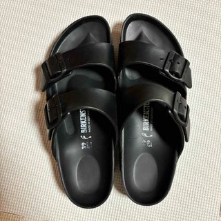 ビルケンシュトック(BIRKENSTOCK)の超美品 ビルケンシュトック EVA ブラック アリゾナ 25cm 黒(サンダル)