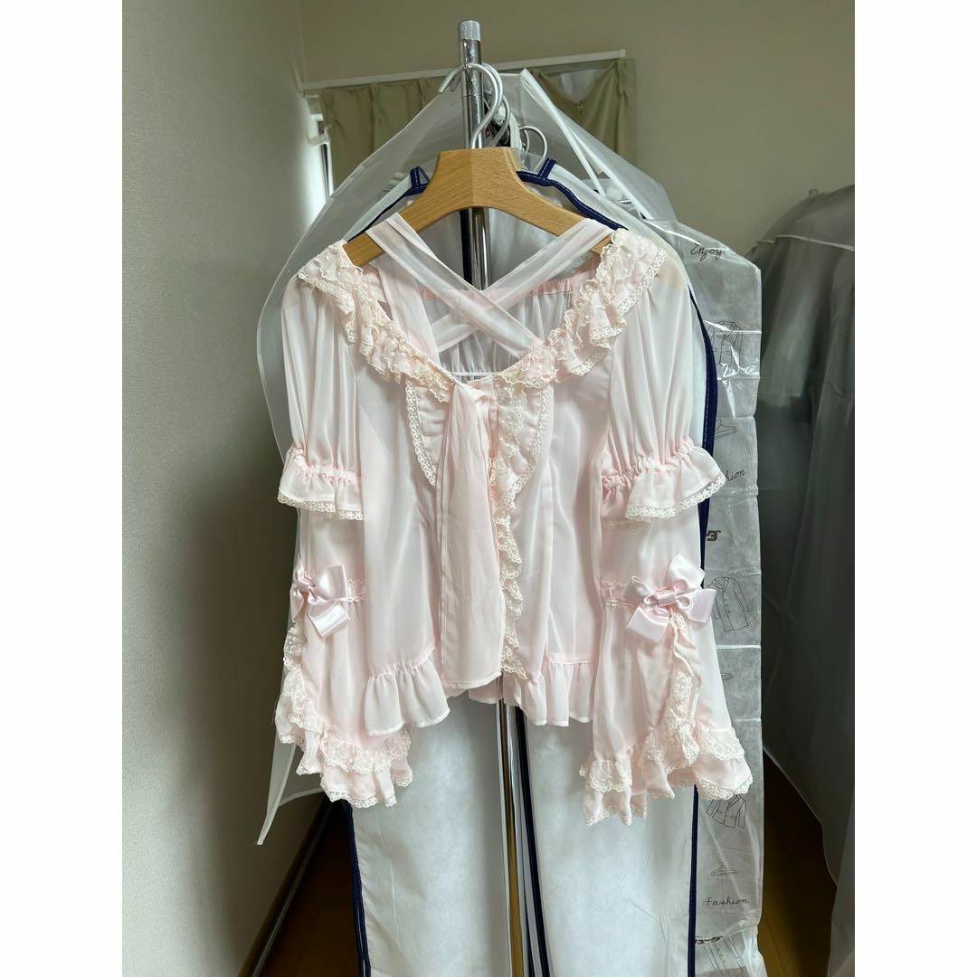 BABY シフォンプリンセスドレスブラウス ピンク BABY シフォンプリンセスドレスブラウス ピンク