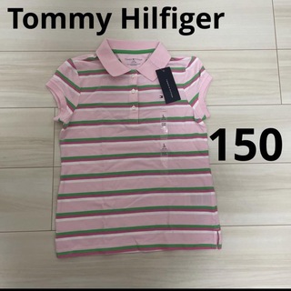 トミーヒルフィガー(TOMMY HILFIGER)の②【新品】トミーヒルフィガー　キッズ　ポロシャツ　12-14   女の子　ピンク(Tシャツ/カットソー)