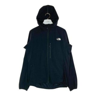 ザノースフェイス(THE NORTH FACE)の★THE NORTH FACE ノースフェイス  NP22401 Mountain Softshell Hoodie マウンテンソフトシェルフーディ パーカー ブラック sizeM(マウンテンパーカー)