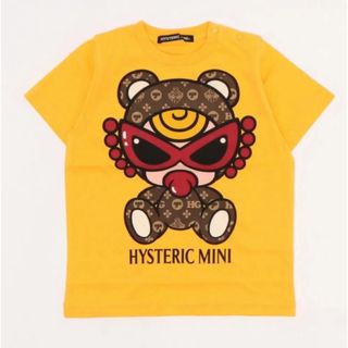 ヒステリックミニ(HYSTERIC MINI)のテディモノグラム Tee 90cm(L)(Tシャツ/カットソー)