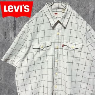 リーバイス(Levi's)のLevi's リーバイス 半袖シャツ ボタンダウン チェック ゆるだぼ 海外古着(シャツ)