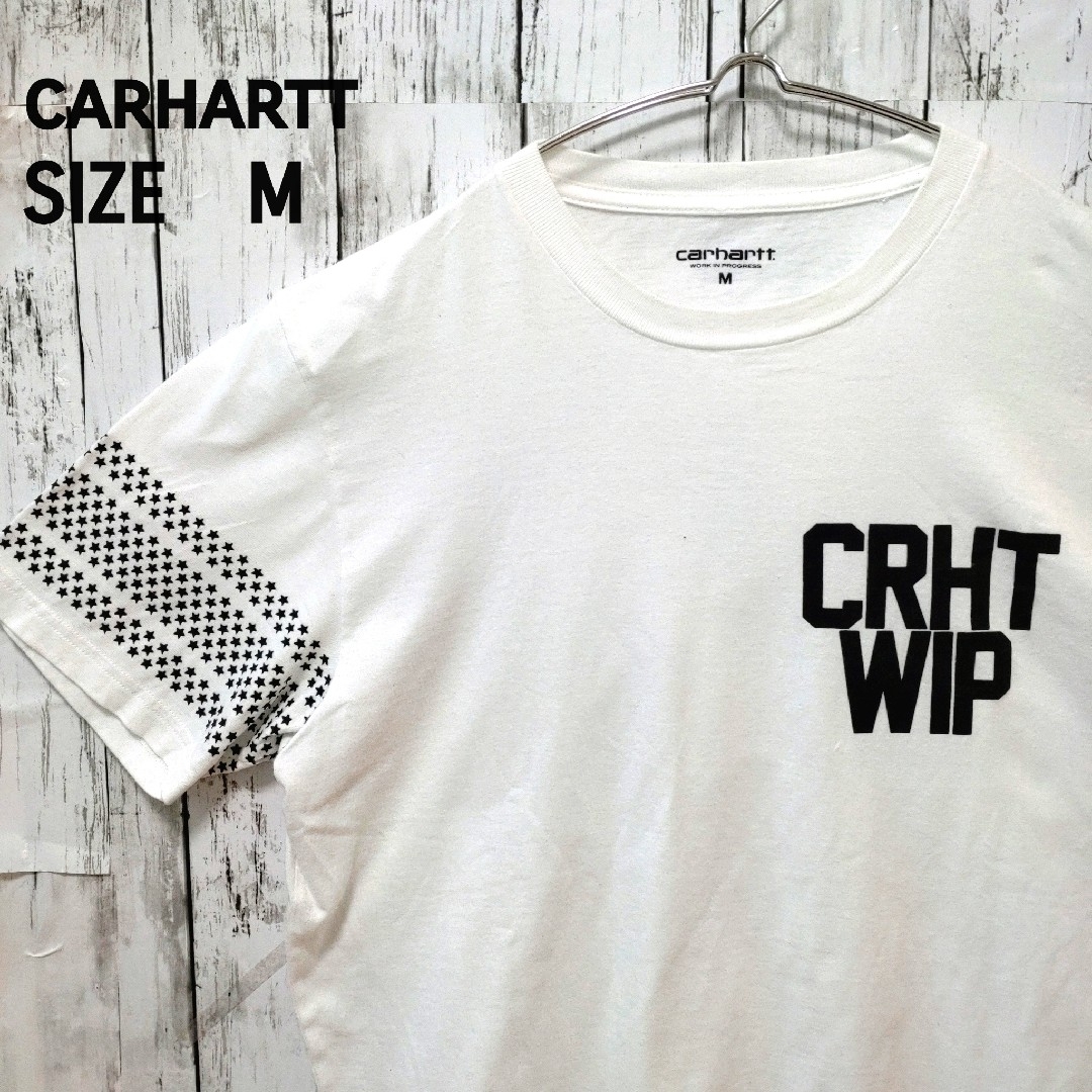 Charhartt WIP(カーハートダブリューアイピー)のカーハート WIP　Tシャツ carharrt wip　サイズM　ギリシャ製 メンズのトップス(Tシャツ/カットソー(半袖/袖なし))の商品写真