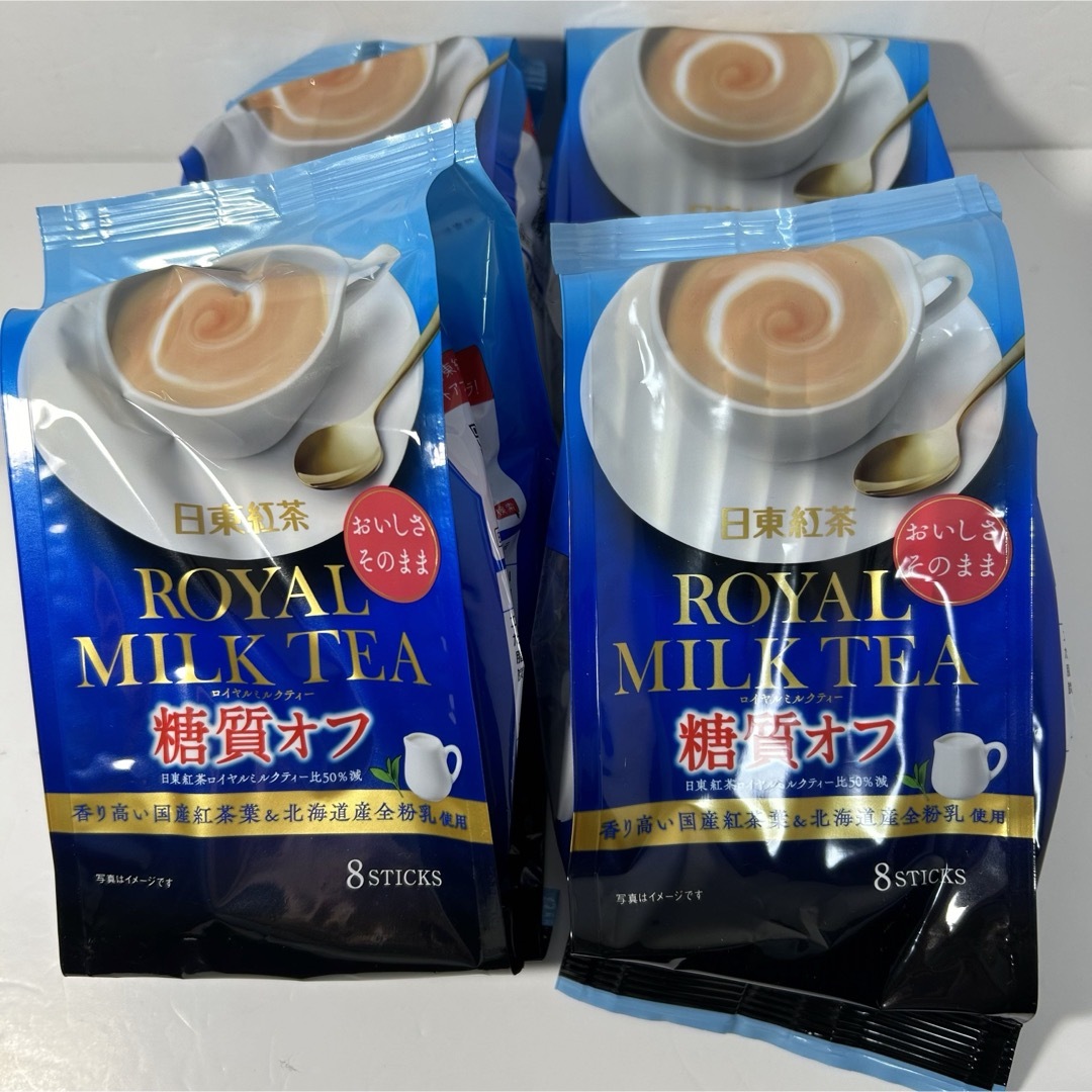 日東紅茶 ロイヤルミルクティー 糖質オフ 4袋 食品/飲料/酒の飲料(茶)の商品写真