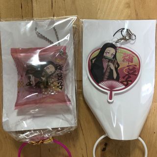 鬼滅の刃 セガ お菓子風 うちわ風 アクリルチャーム 和楽器ver. (キャラクターグッズ)