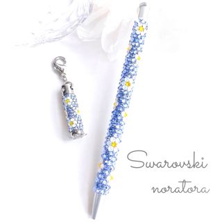 スワロフスキー(SWAROVSKI)のスワロフスキー　ボールペン　アロマディフューザー　ガラスペン　アロマ　香水(ペン/マーカー)