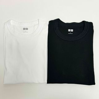 ユニクロ(UNIQLO)のユニクロ　クルーネックT　Lサイズ　半袖　２色セット(Tシャツ(半袖/袖なし))