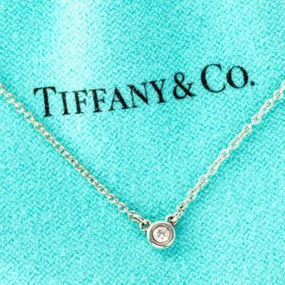 ティファニー(Tiffany & Co.)のティファニー バイザヤード ネックレス ダイヤモンド シルバー 0.03(ネックレス)