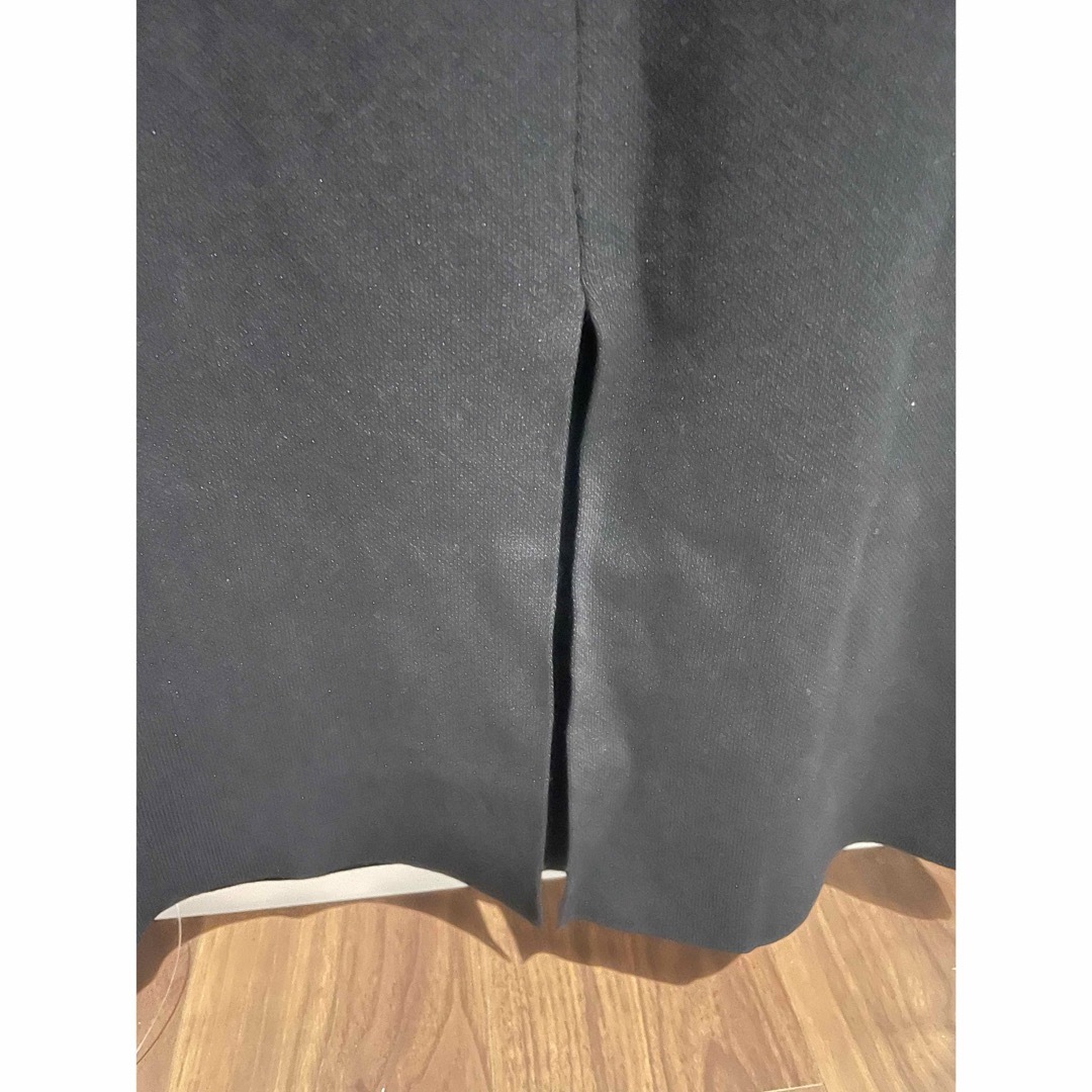 ロングタイトスカート　3L  黒 レディースのスカート(ロングスカート)の商品写真