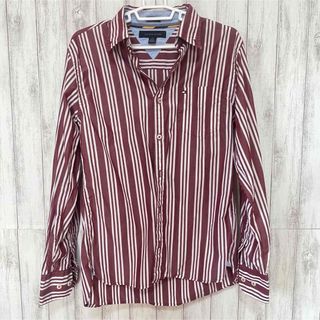 トミーヒルフィガー(TOMMY HILFIGER)のTommy Hilfiger ストライプシャツ　美品(シャツ/ブラウス(長袖/七分))