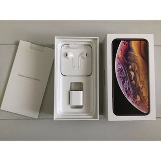 アイフォーン(iPhone)のiPhone XS 箱 のみ イヤホン 電源アダプター(バッテリー/充電器)