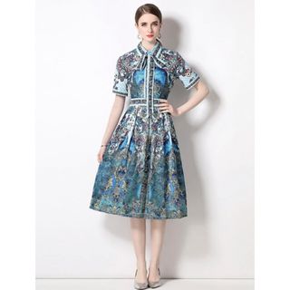 アリスアンドオリビア(Alice+Olivia)の1点限定品　ゴージャスワンピース(ひざ丈ワンピース)